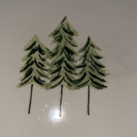 MERRY BRIGHT OVAL SERVING PLATTER VINTAGE - Picture 3 of 6